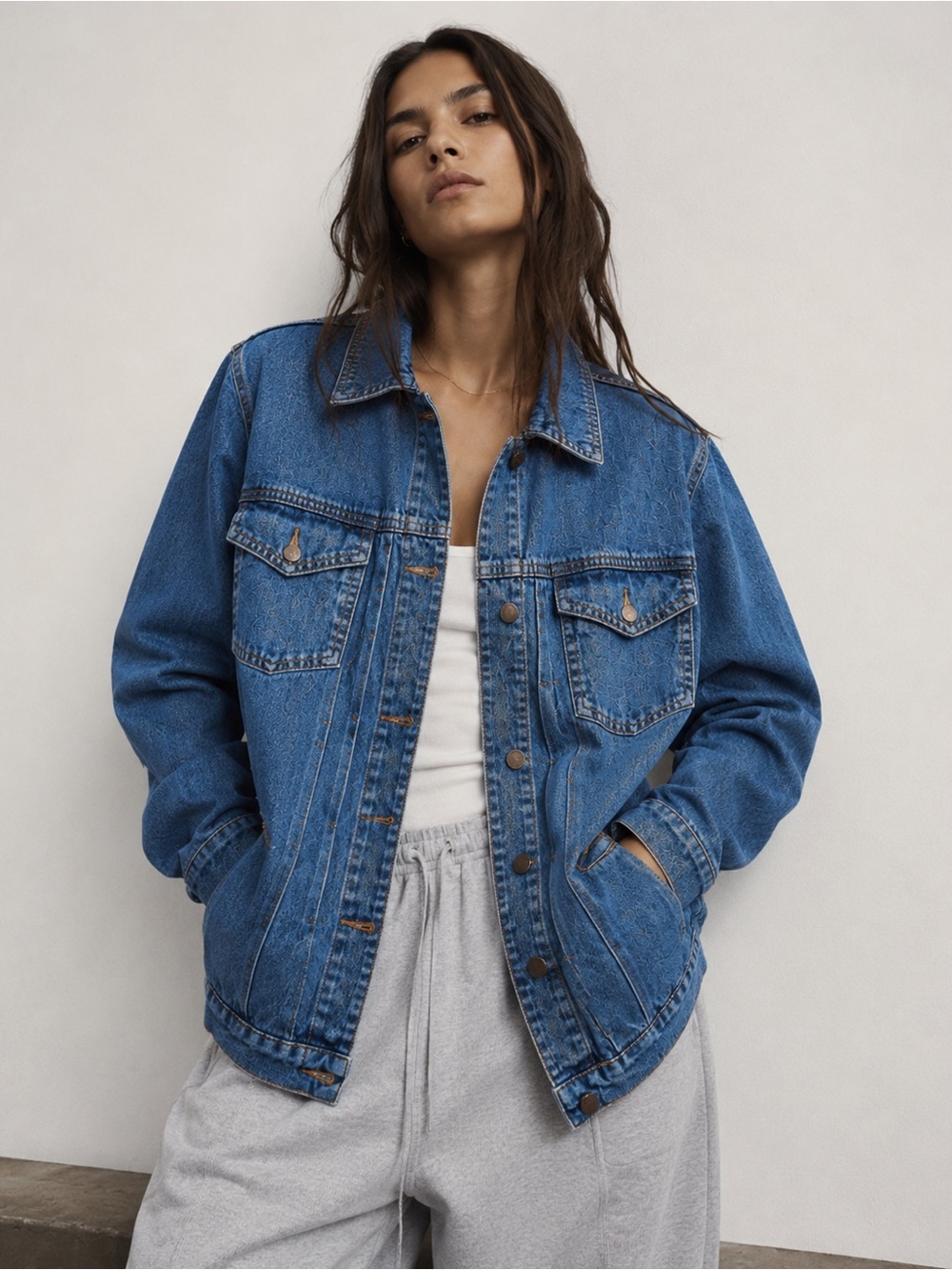vintage 100% cotton denim jacket